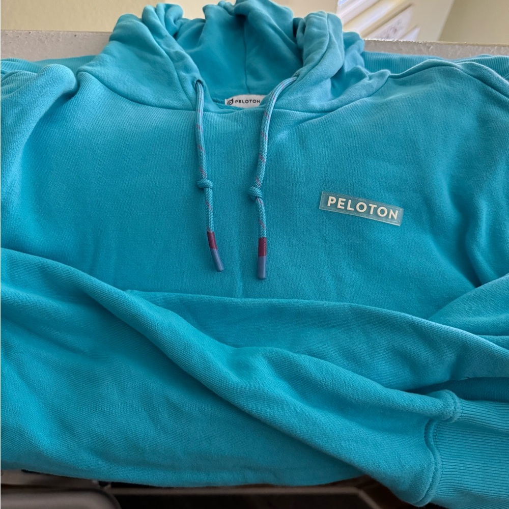 Peloton Turquoise Hoodie